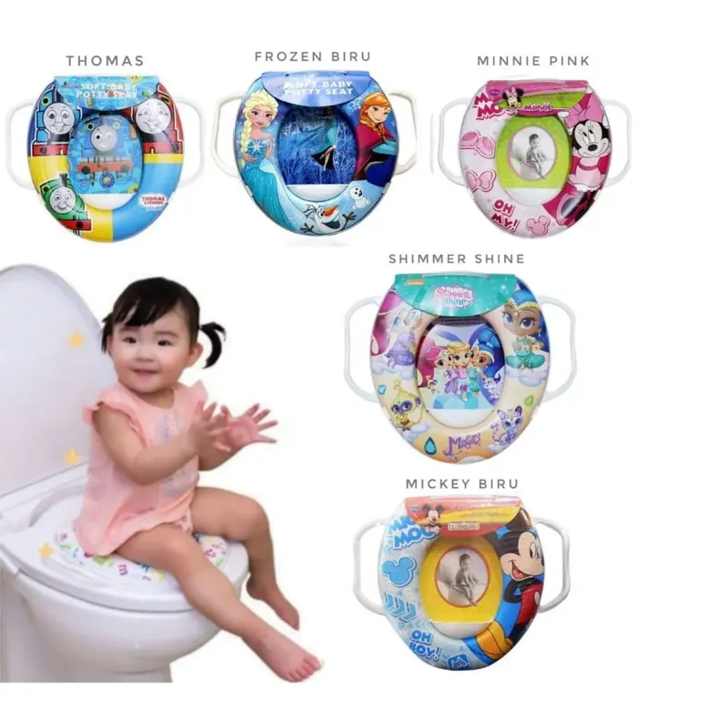 baby potty trainer HANDLE alas duduk closet toilet anak bayi balita ring poty potti 0