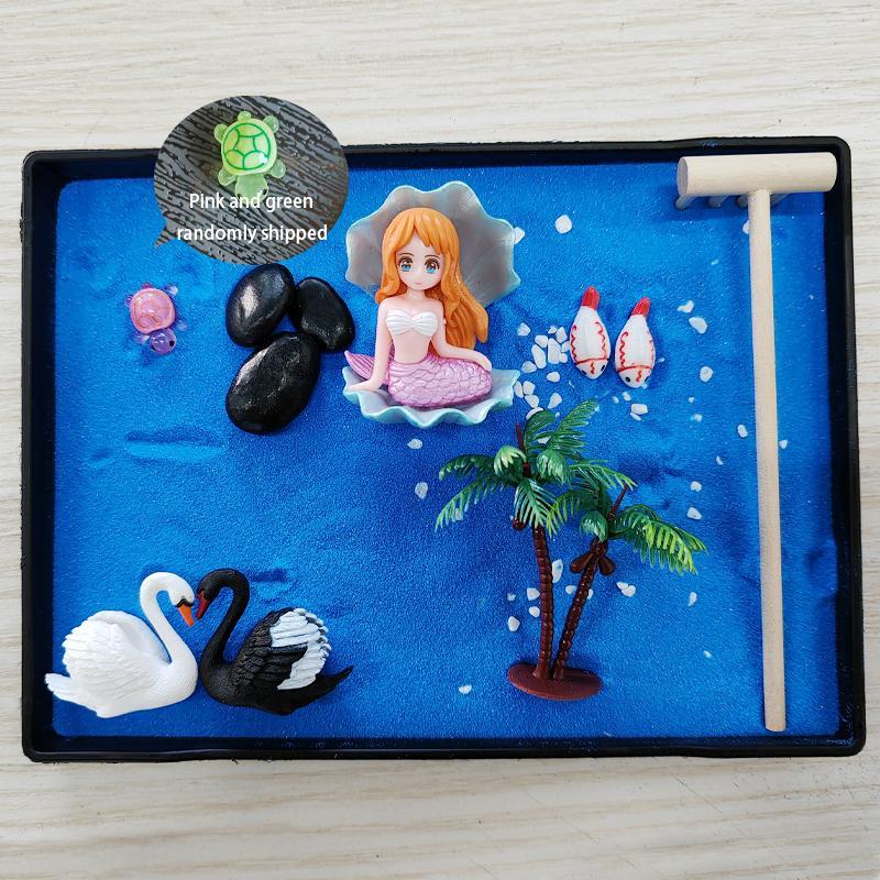 Product Introduction of Mediterranean Style DIY Desktop Ornament, 1 Set Handmade DIY Desktop Decoration, Home Decor for Living Room Bedroom, Gift for Friend 5