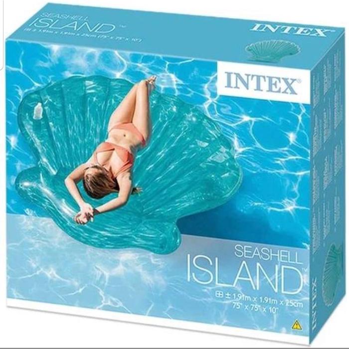 Inflatable Seashell Intex Jual seashell Intex pelampung matras bentuk kerang - Kota Surabaya ...