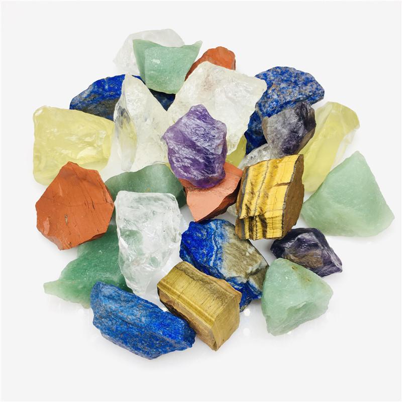 Product Introduction of Natural Colorful Fluorite Double Pointed Crystal Column Color Fluorite Hexagonal Prism Crystal Stone Decoration Home Decoration 18