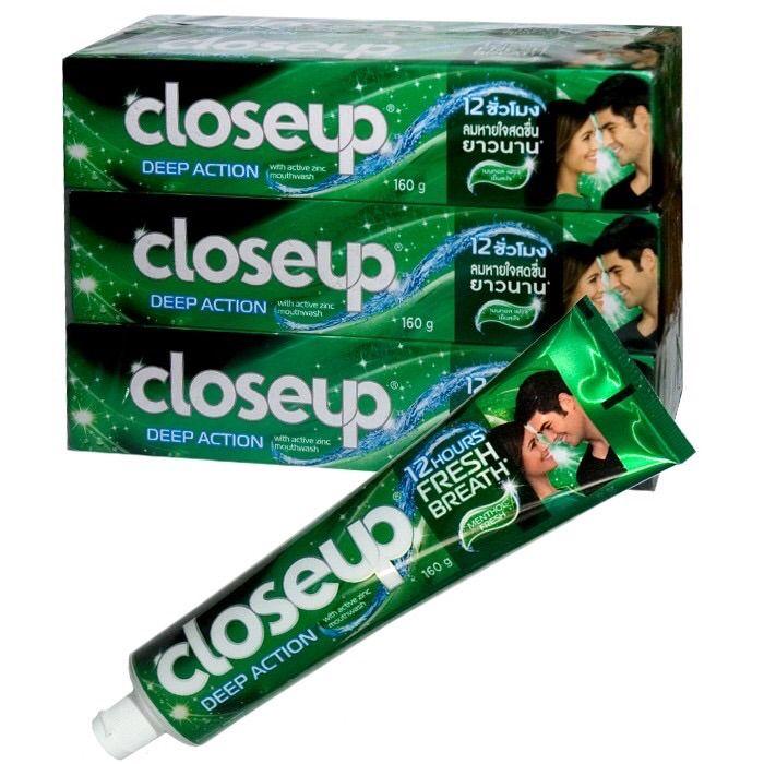 Lốc 6 tuýp Kem đánh răng CloseUp Thái Lan tuýp 160gr Trắng Răng