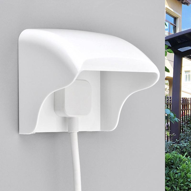 Description Picture 2 of itemSwitch Protective Cover Plastic Self-Adhesive Socket Waterproof Box Wall-mounted Protection Socket Outdoor