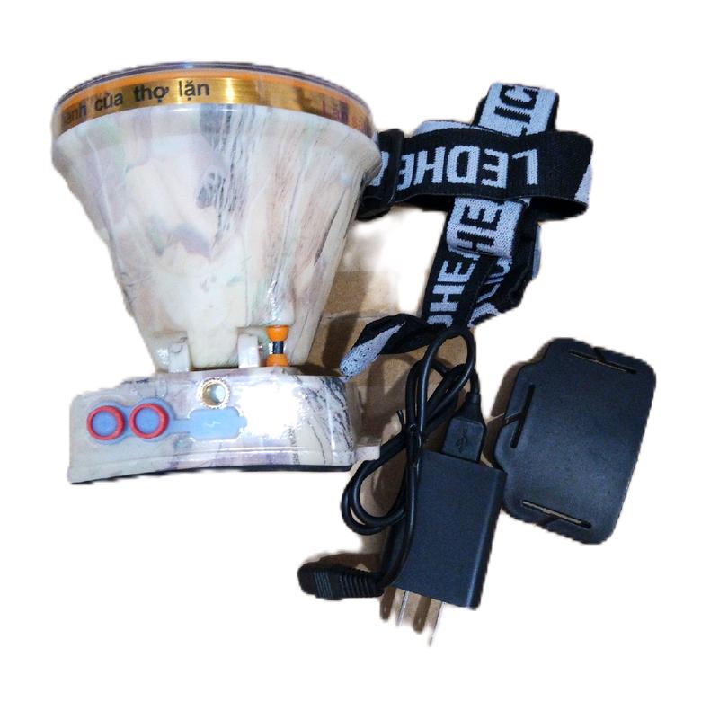Đèn đội đầu HL-8 pin trâu kháng nước choá 10cm . 0