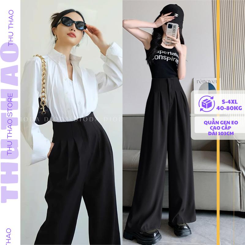 {Gold nhật XS-4XL}Quần tây nữ gen eo che bụng, quần mặc đi học, mặc đi chơi dáng dài có big size.