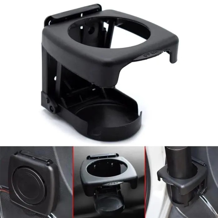 [COD] Foldable Car Cup Holder Tempat Botol Gelas Minuman Mobil Bisa Di Lipat Baut