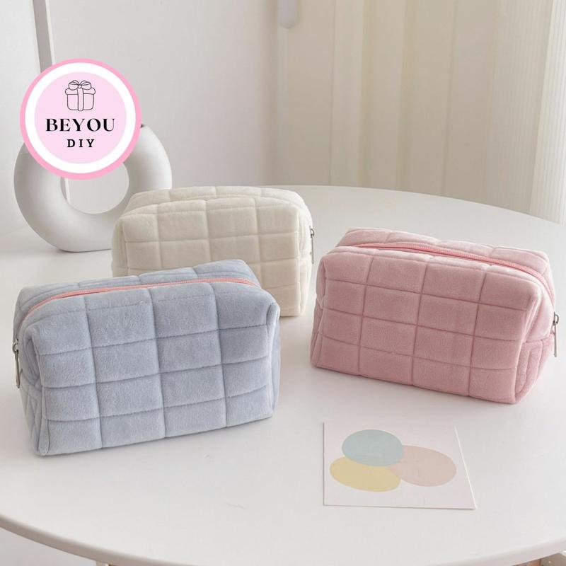 Hộp Đựng Bút, Đồ Trang Điểm Bằng Vải Nỉ Loại Lớn Tiện Dụng, Túi Đựng Bút, Túi Makeup - BEYOU