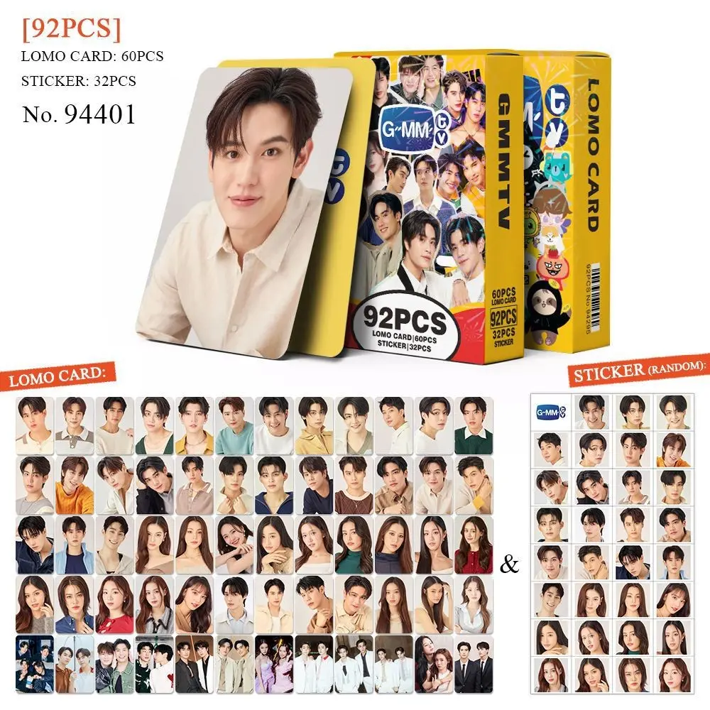 92-124pcs Thai Star GMMTV ATLAS ENGLOT Lomo Cards Pondphuwin LINGORM ...