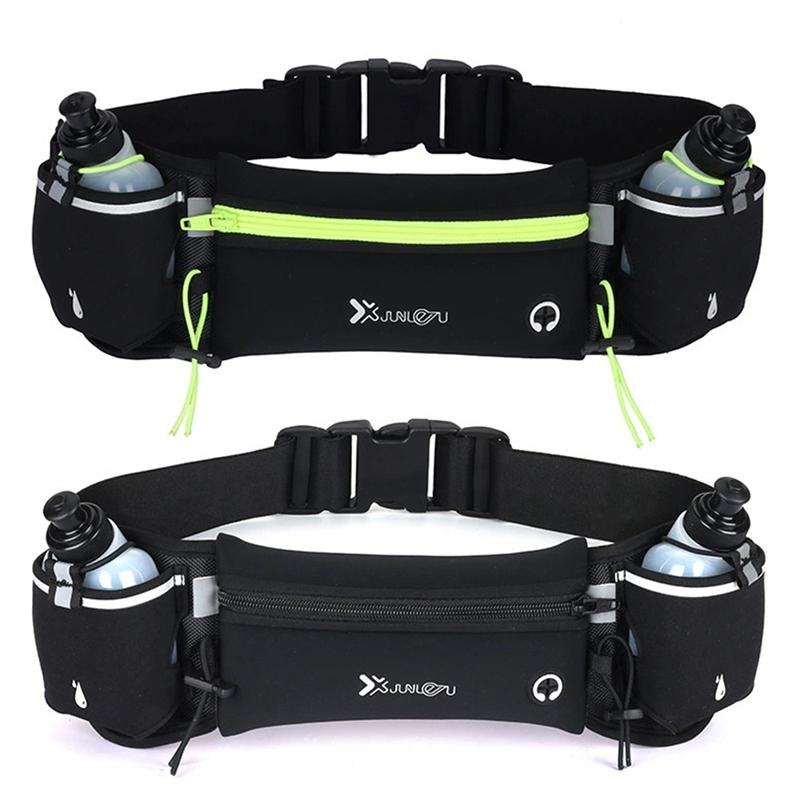 Hydration Running Belt, Nylon Webbing Running Waist Bag Reflective ...
