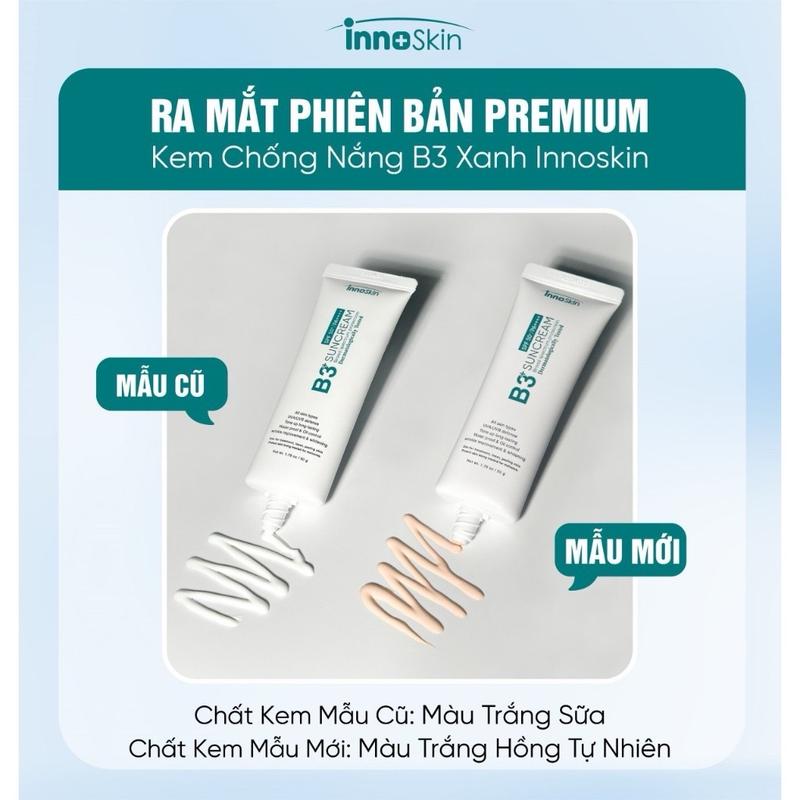[Mẫu mới] Kem Chống Nắng B3 Innoskin Skincare SPF 50+ Nâng Tone đẹp , Kiềm Dầu, Kháng Nước size 50ML 4