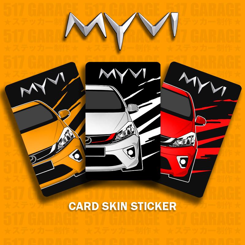 PERODUA MYVI STICKER 2018 - MYVI KING - TOUCH N GO STICKER - CARD ...