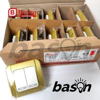 Gambar BROCO Galleo Gold / Emas G162 | Saklar 2 Gang 1 Way Switch dari Bason Kota Administrasi Jakarta Utara 4 Tokopedia