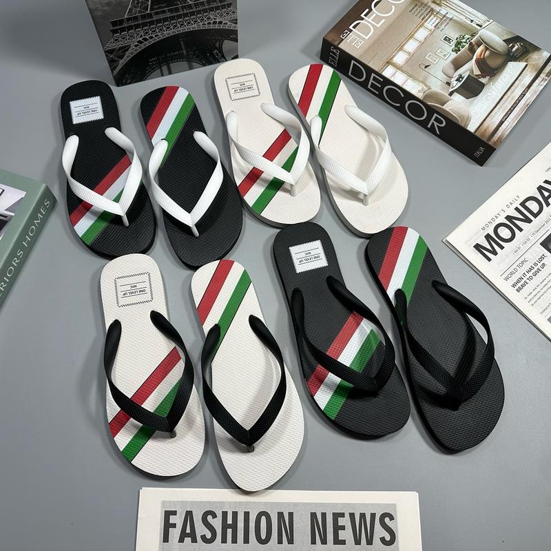  Dép Thailand kẻ sọc trắng đen đi chơi du lịch café dạo phố DéP Cao Su Nam Đế Bằng 