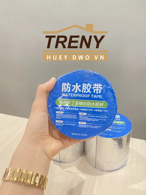 BUTYL - keo dán đa năng, keo dán chống thấm, dán được đa dạng bề mặt: mái tôn, ống nước, tường - gạch 6