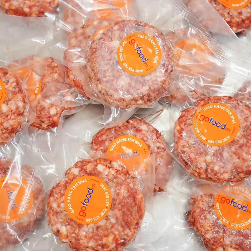 Thịt bò xay Omaha Burger Gofood 2
