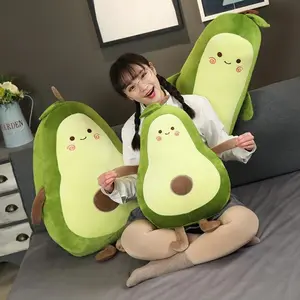 Bantal Guling Avocado, Bantal Boneka Mr Avocado Lucu Bahan Lembut Halus, Bantal Alpukat SNI