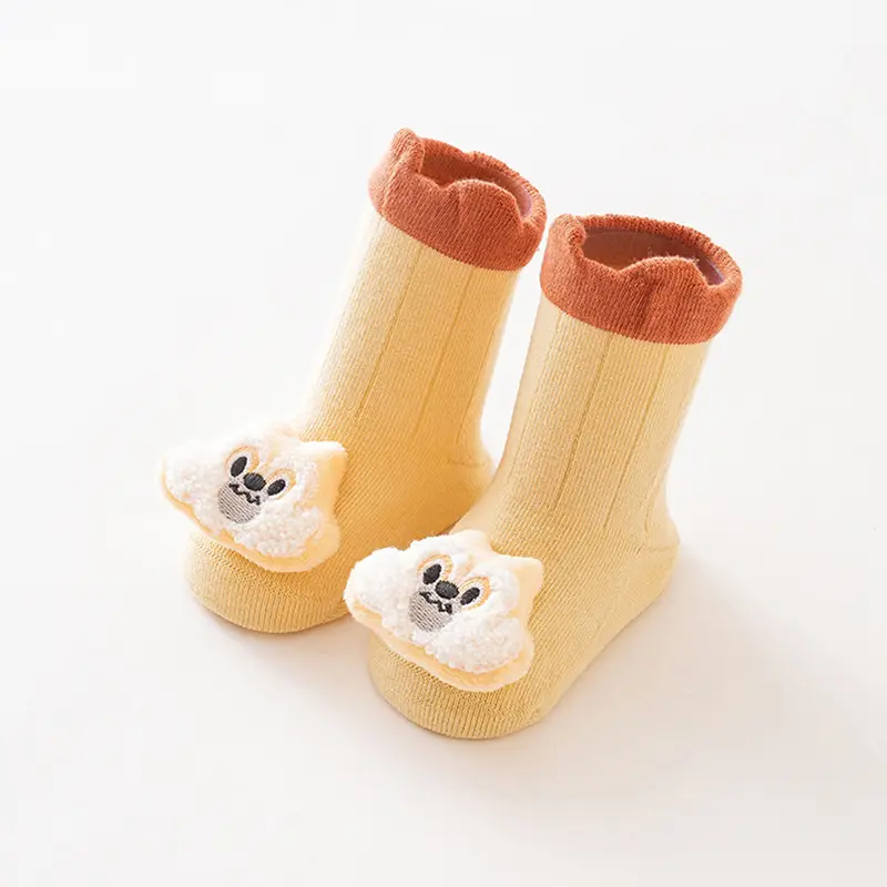 Vớ Phi Hành Đoàn, Cho Em Bé Gái Và Bé Trai, Vớ Bông Búp Bê 3D Dễ Thương, Có Kẹp, Thích Hợp Cho Trẻ Sơ Sinh Và Trẻ Mới Biết Đi 6