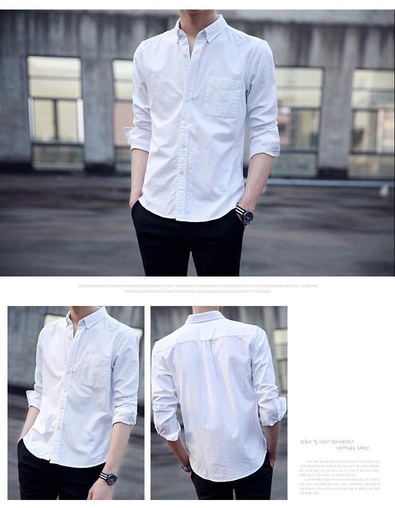 Product Introduction of Áo Sơ Mi Denim, Mỏng Mùa Hè, Dành Cho Nam Giới, Dài Tay Áo, Phong Cách Hàn Quốc, Hợp Xu hướng, Thông Minh Và Dễ Phối Đồ, Thường Ngày, Quần Áo Mùa Xuân, Inch, 2022 9