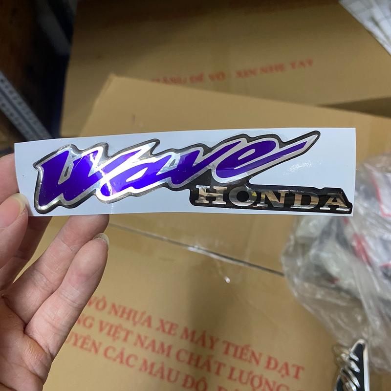 Tem mặt nạ dán xe Wave nhỏ wave thái 110 Nhãn Dán