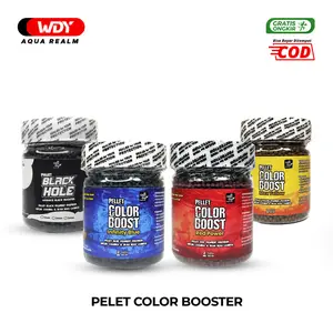 COLOR BOOST Pelet Ikan Channa Maru Blue Pulcra Carophyll Yellow Red Blue Black