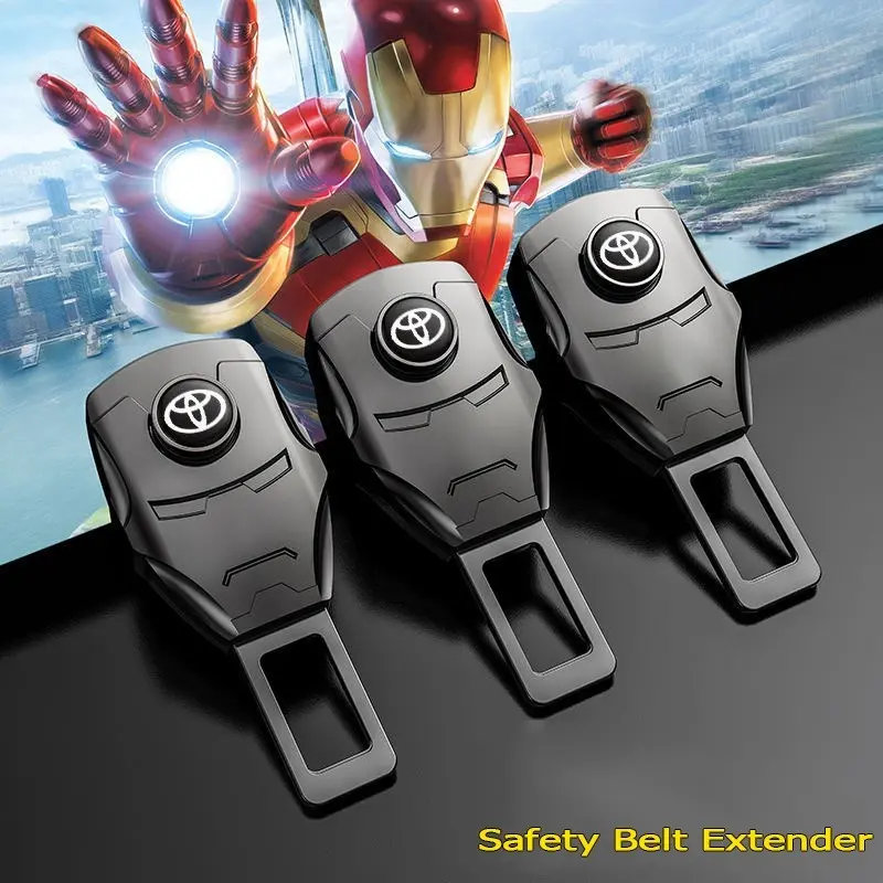 1/2pcs Toyota Car Seat Belt Dual Use Extension Buckle Eliminate Sound Buckle For Wish Vios Yaris Avanza Corolla Cross