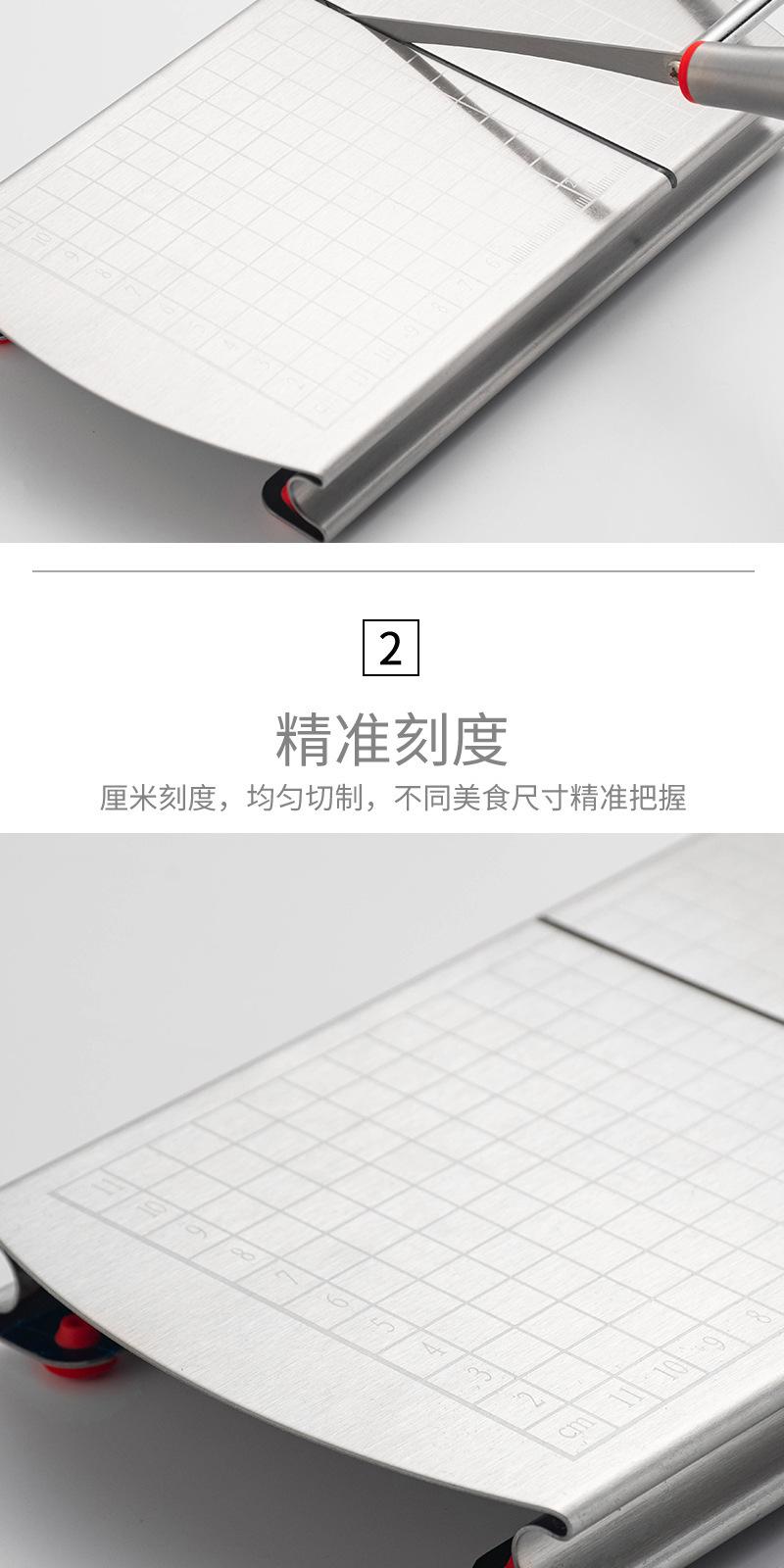 Product Introduction of Kitchen Tools, with Scale Stainless Steel Cheese Slicer, Ham Cutter, Butter Cheese Splitter 1