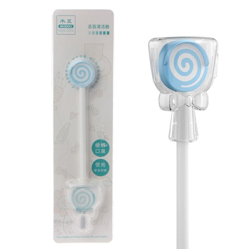 YONG Teethers For Babies  Lollipop Shape Baby Tongue Cleaner Scraper Oral Cleaning 0
