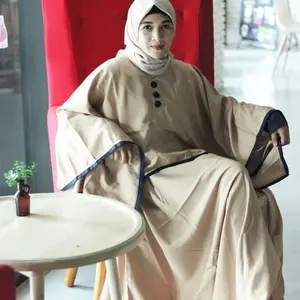 KODE A - Gamis Abaya Setcel Random Fashion Wanita