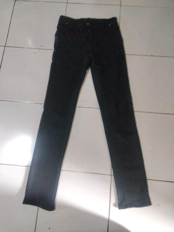 Product Introduction of celana panjang pensil melar Pria Jeans Hitam Formal 1