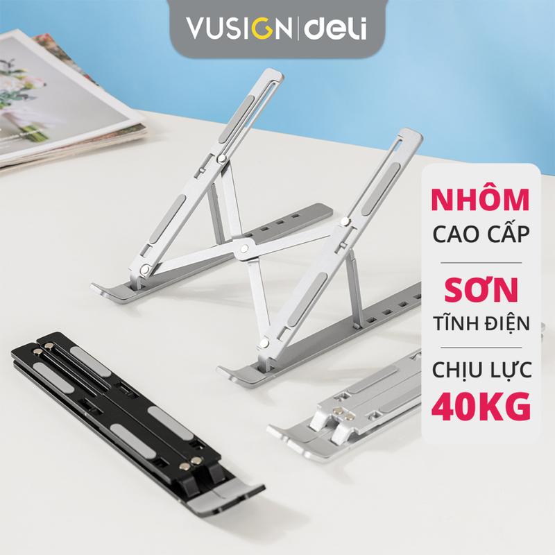 Giá Đỡ Laptop Deli - Kệ Đỡ Hợp Kim Nhôm Điều Chỉnh Độ Cao Kệ Nâng Máy Tính Macbook Máy Tính Bảng Giá Đỡ Tản Nhiệt Laptop