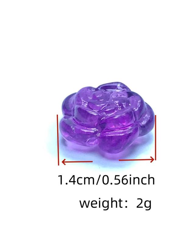 Rose Flower Design Pendant, Natural Crystal Pendant, DIY Pendant for Phone Chain, Car Chain, Bag Chain, Clothes Button, Jewelry Accessories 2