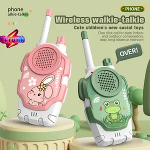 【Paket 2 Unit】Mainan Walkie Talkie Nirkabel Anak - Jangkauan 2000M, Suara Jernih & Keras, Mainan Interaktif Outdoor untuk Keluarga