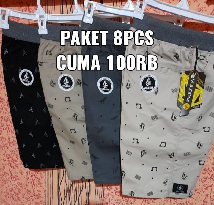 Product Introduction of 100 Ribu Dapat 8 Pcs Celana Chinos Motif Pendek 2