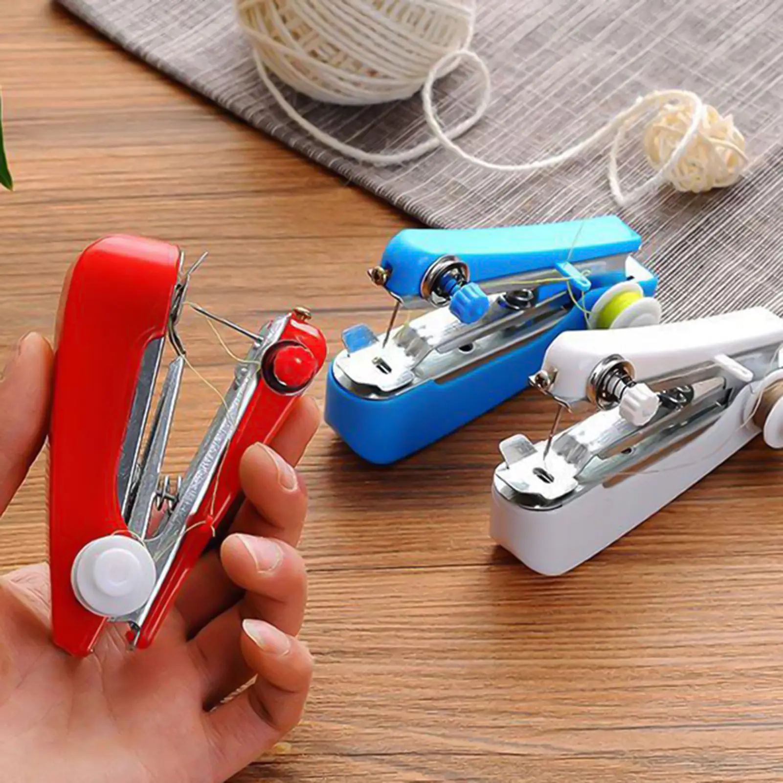1 Bộ Máy May, Khâu Nhanh, Tiết Kiệm Sức Lao Động, Vải Nhựa, Quần Áo, Dụng Cụ May Vá, Dụng Cụ Khâu Nhanh Cho Gia Đình
