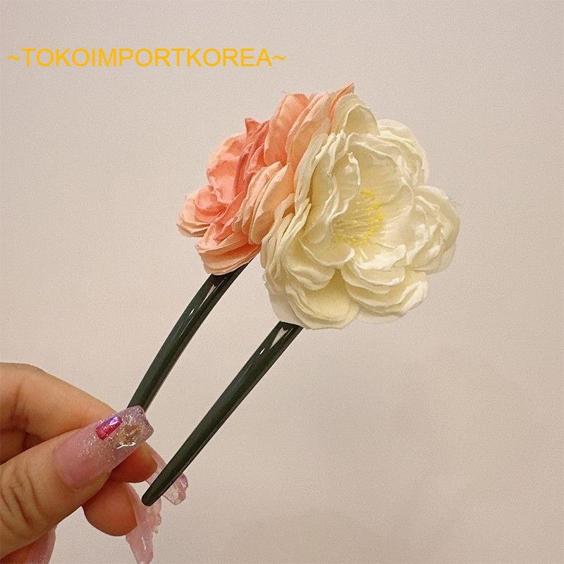 TOKOIMPRTKOREA NEW Bridal Comb Tusuk Konde Bunga Jumbo Simpel Mewah FASHION 0