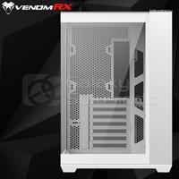 Gambar VenomRX DAEMON S9 BTF Tempered Glass ATX Gaming Case - Black / White - Hitam dari GASOL KALIURANG Kota Malang 2 Tokopedia