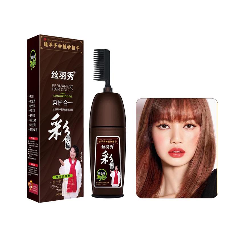 Product Introduction of Instant Coloring Shampoo Natural Black Color For Men Women Hair Dye Herbal Brown Purple Hair 21