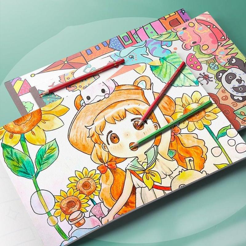 High Quality Paper Painting Book 30 Sheets Creative Graffiti Picture Book Painting Toy Students 3