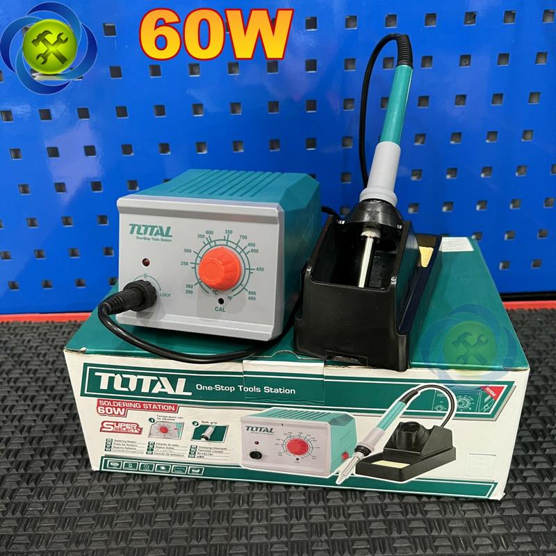 Mỏ hàn chì 60W kèm máy ổn định nhiệt Total TET160911 0