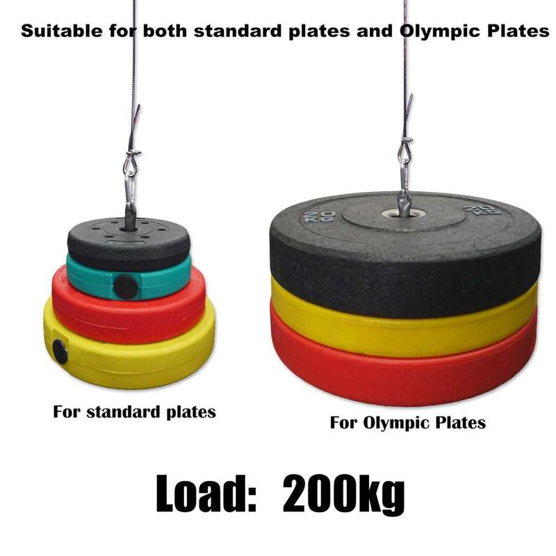 Katrol Gym Fitness Olahraga Beban Pulley Cable Machine Arm Bicep 2M 4