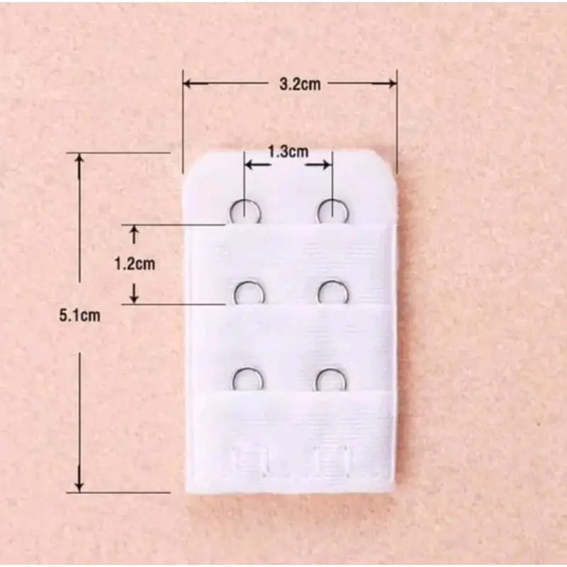 1PCS Pengait Bra Tambahan Extension Penyambung Tali BH Karet Elastis Aksesoris Sambungan Bra Extender A272 7