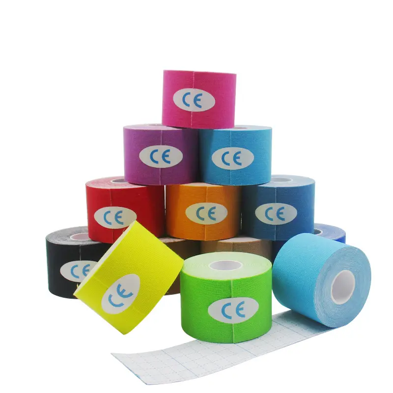 Kinesio Tape 5CM X 5M Kinesiologi Taping Olahraga Tapping Kinesiology Wrist Tape Sport Tangan 4