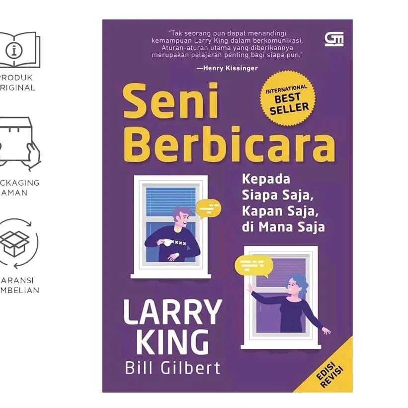 SENI BERBICARA LARRY KING Soft Cover