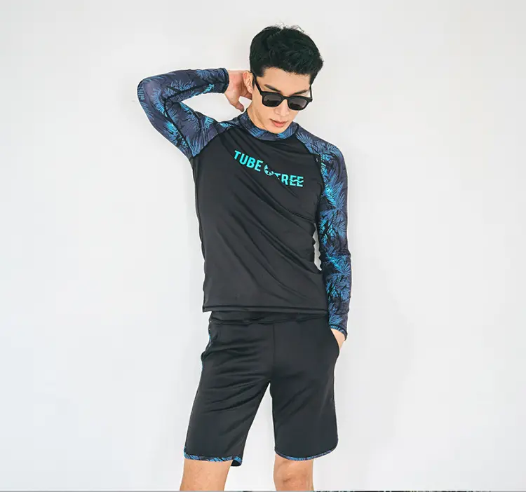 Đồ bơi nam dài tay quần lửng cao cấp DN16 2