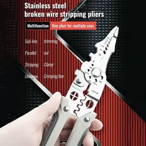 Tang Defruktasi Kabel Pengupas Kawat Multi Alat Tang Alat Perbaikan Kawat Multifungsi Pemotong Pengupas Kabel Listrik Ire Stripper [TIDAK ADA TASPEN-NYA]