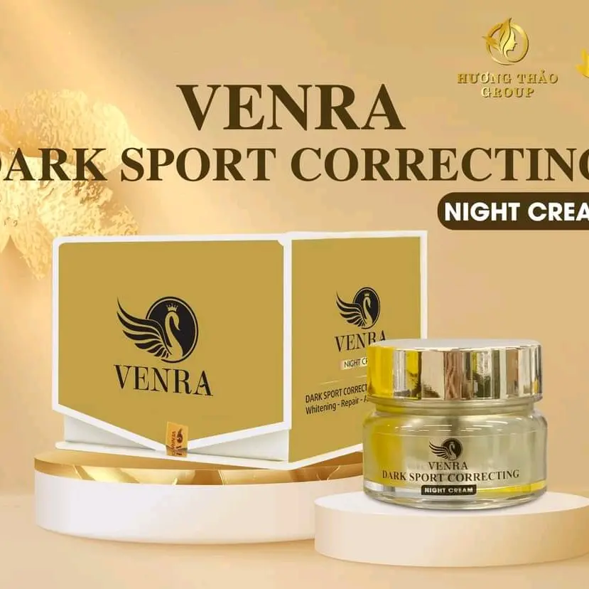 Hương Thảo group Kem dưỡng da mặt venra đêm sử dụng cho mọi loại da giúp trắng da và ức chế hình thành nám.
