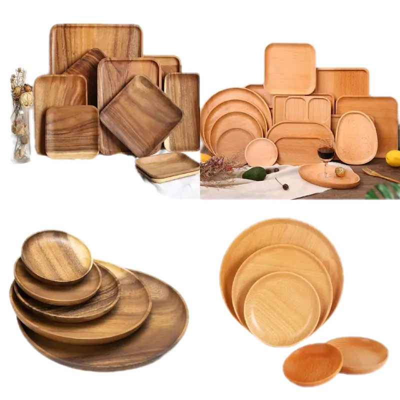 khay gỗ decor đủ mẫu và size dùng cho quán hoặc decor, chụp ảnh 0