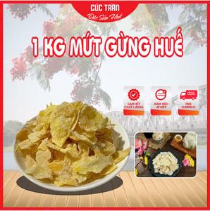 Combo 2 kg mứt gừng Huế nhà làm thơm cay ít đường hàng chuẩn loại 1, đặc sản Huế, túi 500g, food - CTB270, ăn vặt, Snack