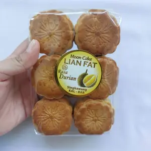 Mooncake Halal Mini - Kue Bulan Mini Singkawang Lian Fat snack 5cm