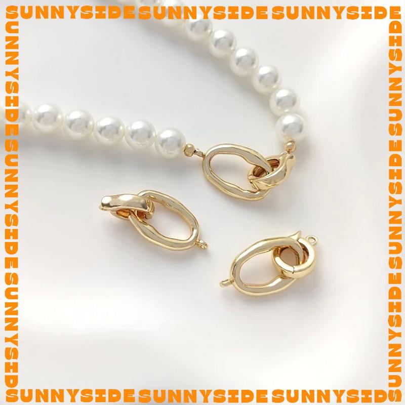 Product Introduction of Khóa Oval Mạ Vàng 14K Cao Cấp Làm Vòng Tay Dây Chuyền Trang Sức Handmade DIY 12