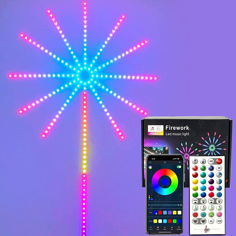 hoa cảm ứng âm thanh có điều khiển đèn pháo    led phaohoa